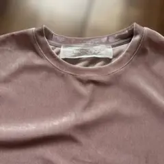 お値下げ‼️U PHORICA ピンク ベロアTシャツ Mサイズ