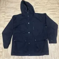 ブラックジャケット フード付き