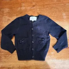 KUMIKYOKU ネイビー カーディガン SS