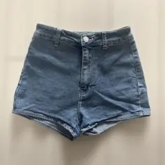 美品　Bershka/ベルシュカ　デニムシュートパンツ