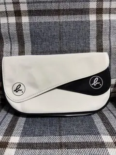 アニエスベー agnesb. 白黒 モノトーン ポーチ コスメポーチ ケース