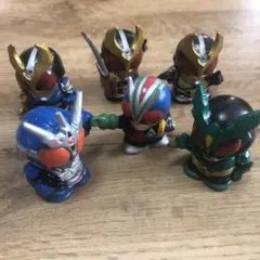 仮面ライダーキャラクター 指人形6体セット