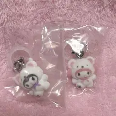 サンリオ　めじるしアクセサリー　ふわふわスノー　クロミ　マイメロディ 2個セット
