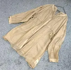 ゆ*り様 【24h以内発送　即購入◎】earth M ベージュ長袖チュニック