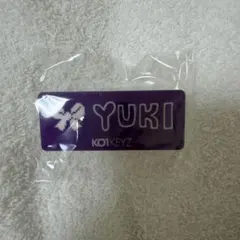KO1KEYZ YUKI 後藤結 ネームプレート ステッカー - メルカリ