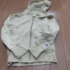Champion ベージュ フルジップパーカー 140