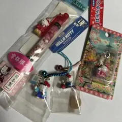 最終価格❗ハローキティ ご当地ストラップ 6点セット まとめ売り
