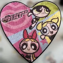 The Powerpuff Girls ハート型マット