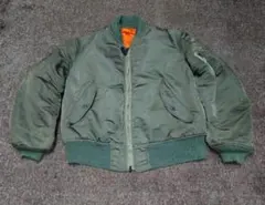 80s 90s ALPHA MA-1 ヴィンテージ　USA製　アルファ　短丈