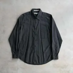90s ペリーエリス グラフチェック レーヨンシャツ黒ブラックL ウィンドーペンのサムネイル