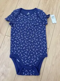 baby gap 花柄クマ半袖ボディスーツ 12-18ヶ月