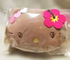 チャーミーキティ　フェイス型ポーチ　日焼け　ハイビスカス　サンリオ