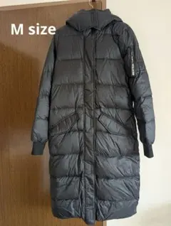 HOLLISTER ブラック ロングダウンジャケットレディースMsize