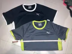 ２枚セット 美品 PUMA プーマ 半袖トレーニングトップスTシャツ M