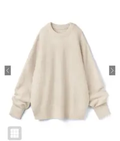 GRL オーバーサイズニットトップス【rut387】 アイボリー