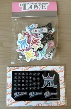 ARASHI ステッカーセット 'LOVE' & 'Popcorn'