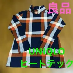 UNIQLOヒートテックハイネック チェック柄 カットソー 長袖