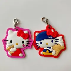 ミニストップ×ハローキティ　ラバーチャーム　2点セット