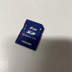 TOSHIBA 2GB SDメモリーカード　安心の日本製
