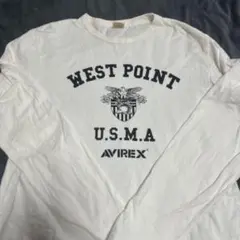 AVIREX WEST POINT U.S.M.A. ロングYシャツ X