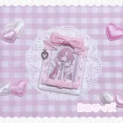 ꒰ B8サイズ ꒱ トレカ　デコ　硬質ケースデコ　リボン　チェキ