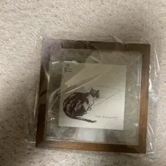 猫のイラスト 木製フレーム入り