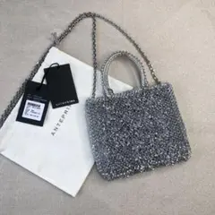 アンテプリマ ショルダーバッグ 3WAY ミニバッグ シルバー