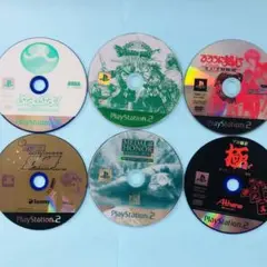 Discのみ PS2 6枚まとめ売り ぷよぷよ DQ るろ剣 北斗の拳他
