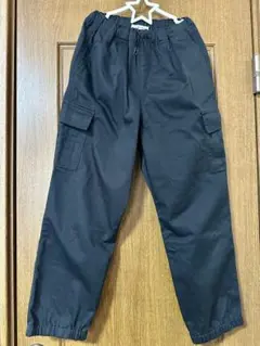 【美品】GLOBAL WORK カーゴパンツ 140 ブラック