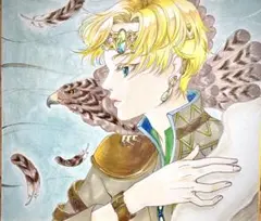 イラスト【風使い】オリジナル✦コピック