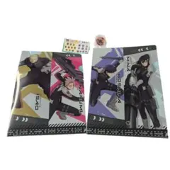 【怪獣8号】くら寿司　クリアファイル　2枚　マグネット1個セット　まとめ売り