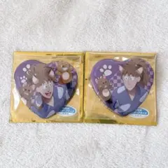 不破雷蔵 鉢屋三郎 ハート缶バッジ 忍たま乱太郎 ナンジャタウン