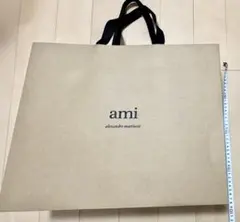 AMI Paris アミパリス　ショップ袋 大きめ 茶色　紙袋包装紙　ショッパーのサムネイル