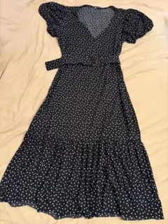 ZARA 도트 패턴 원피스 벨트 포함