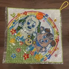【新品未使用】ループ付タオル ワンワン　ジャンジャン