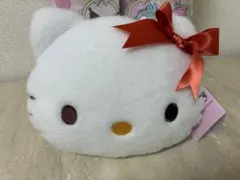 サンリオキャラクターズ ふわふわフェイスポシェット(ハローキティ)