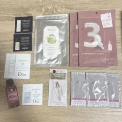 【新品未使用品】化粧品　スキンケア　サンプル　試供品　Dior 等　12点セット