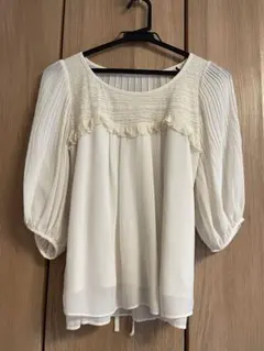 WILLSELECTION ブラウス　カットソー　シフォン　レース