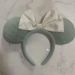ディズニー カチューシャ キルティング ミント