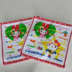 サンリオ　タオルハンカチ　2枚セット