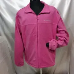 150♪US古着コロンビア Columbiaフリース★ジャケットXLピンク