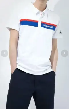 美品 le coq sportif ルコックスポティフル 半袖ポロシャツ XO
