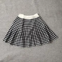 GU チェック柄スカート 150cm