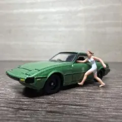 マツダ サバンナRX-7 ミニカー ミニチュアフィギュア付き　レア