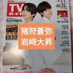 猪狩蒼弥　岩﨑大昇　週刊TVガイド　切り抜き