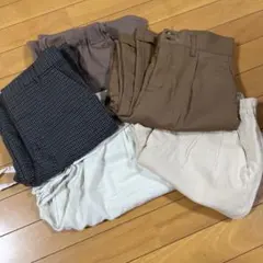 ベージュ系パンツ　5個セット　フレアパンツ　チノパン