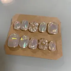 オーロラパール　ネイルチップ つけ爪