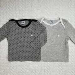 PETIT BATEAU 長袖カットソー 2枚セット 81cm