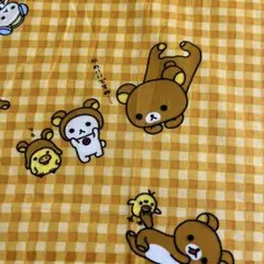 リラックマ　サンエックス　はぎれ　プリント生地　コリラックマ　キイロイトリ