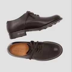 極美 MARGARET HOWELL レザー レースアップシューズ 26cm